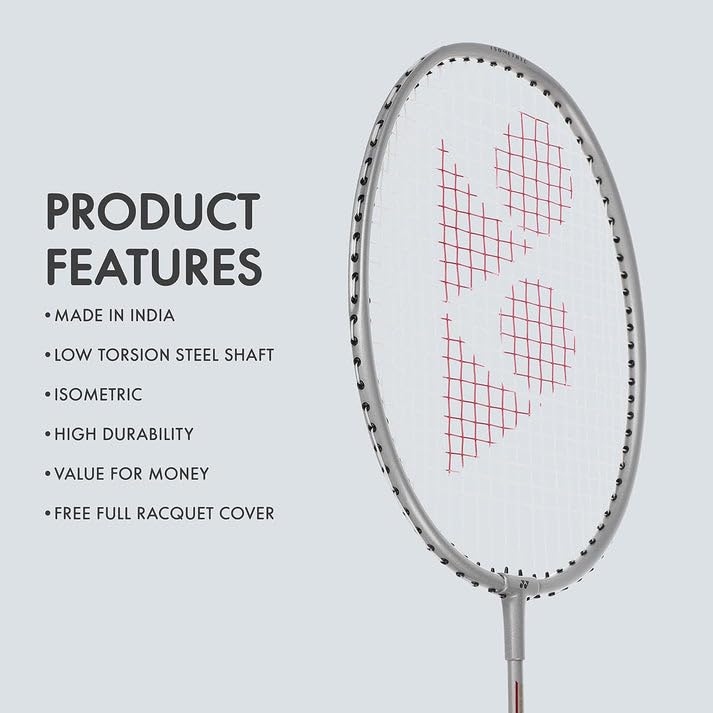 Yonex Badminton Racquet GR 303I Dark Red, Graphite - Image 4