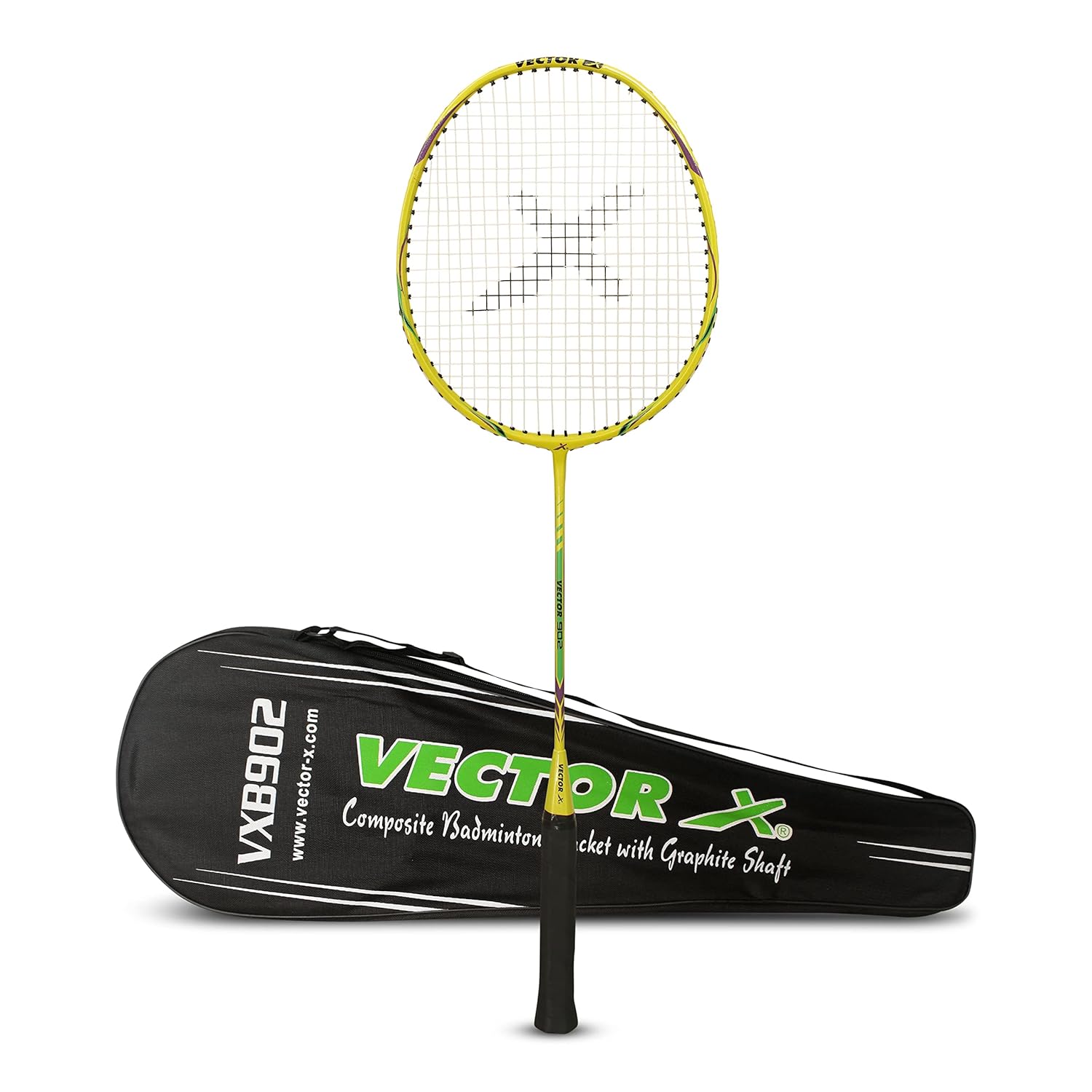 Vector X VXB-902 aluminum composite one piece jointless badminton racket